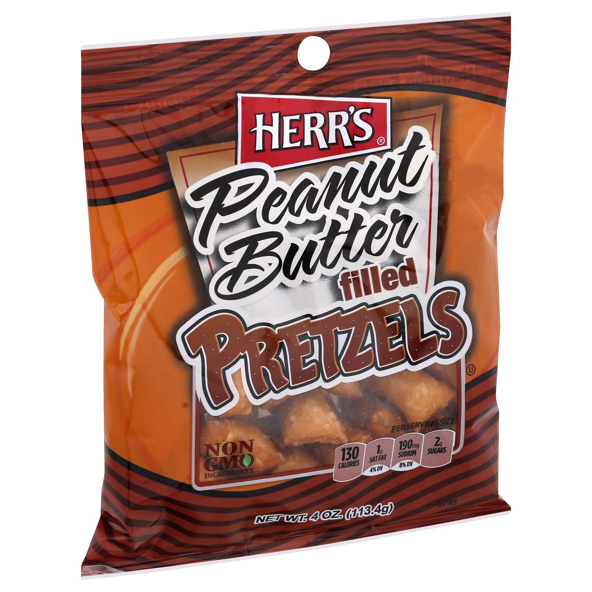 slide 2 of 10, Herr's Peanut Butter Filled Pretzels, 4 oz