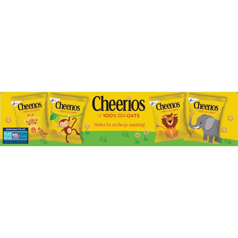 slide 7 of 7, Cheerios On The Go Breakfast Cereal Pouches - 8ct/7.33oz, 8 ct, 7.33 oz