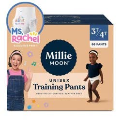 Millie Moon Ms Rachel Training Pants, Size 3T-4T - 66 Count