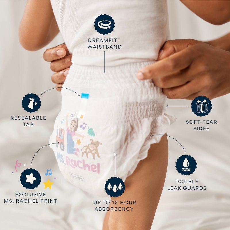 slide 3 of 13, Millie Moon Ms Rachel Training Pants, Size 4T-5T - 56 Count, 56 ct