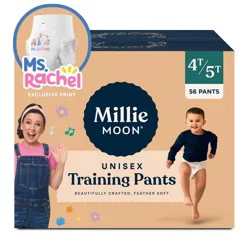 Millie Moon Ms Rachel Training Pants, Size 4T-5T - 56 Count