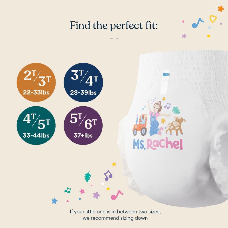 slide 8 of 13, Millie Moon Ms Rachel Training Pants, Size 5T-6T - 46 Count, 46 ct