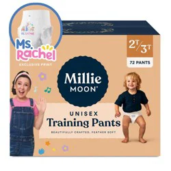 Millie Moon Ms Rachel Training Pants, Size 2T-3T - 72 Count