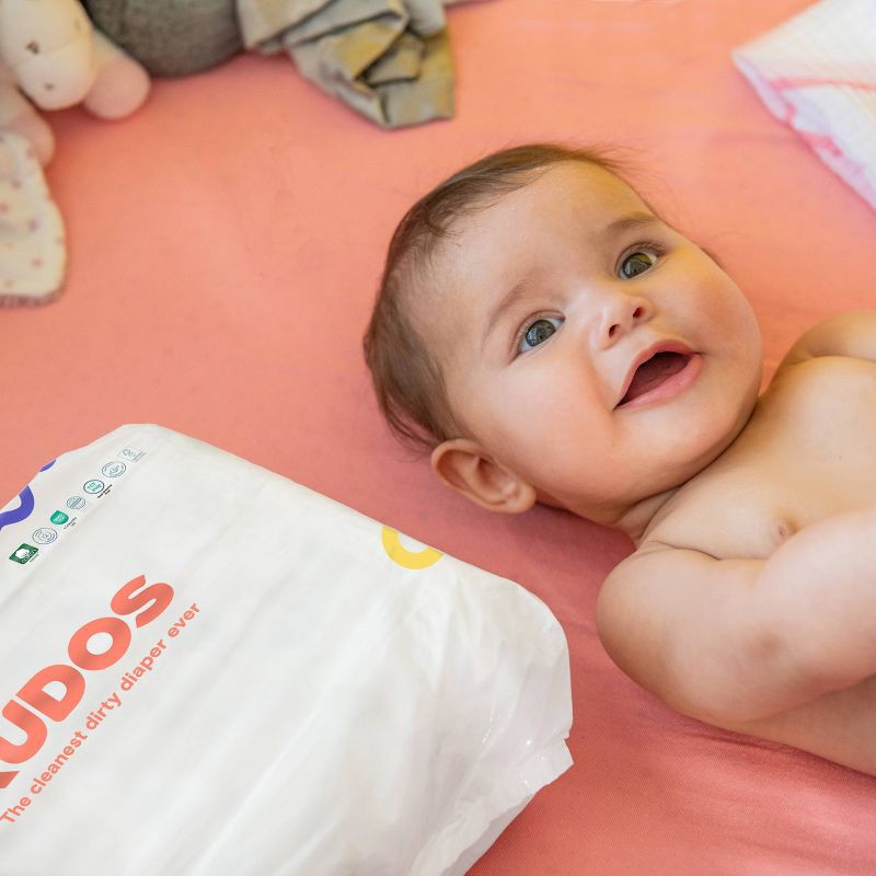 slide 6 of 15, Kudos Chlorine Free Cotton-Lined Disposable Diapers - Size 2 - 72ct, 2 x 72 ct