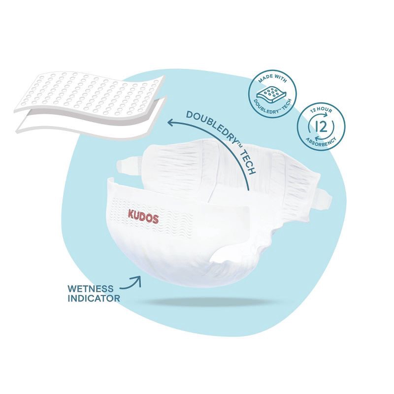 slide 11 of 15, Kudos Chlorine Free Cotton-Lined Disposable Diapers - Size 6 - 36ct, 6 x 36 ct