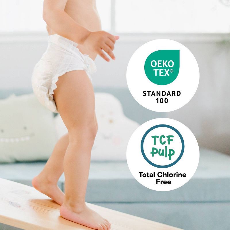 slide 3 of 14, Kudos Chlorine Free Cotton-Lined Disposable Diapers - Size 4 - 54ct, 4 x 54 ct