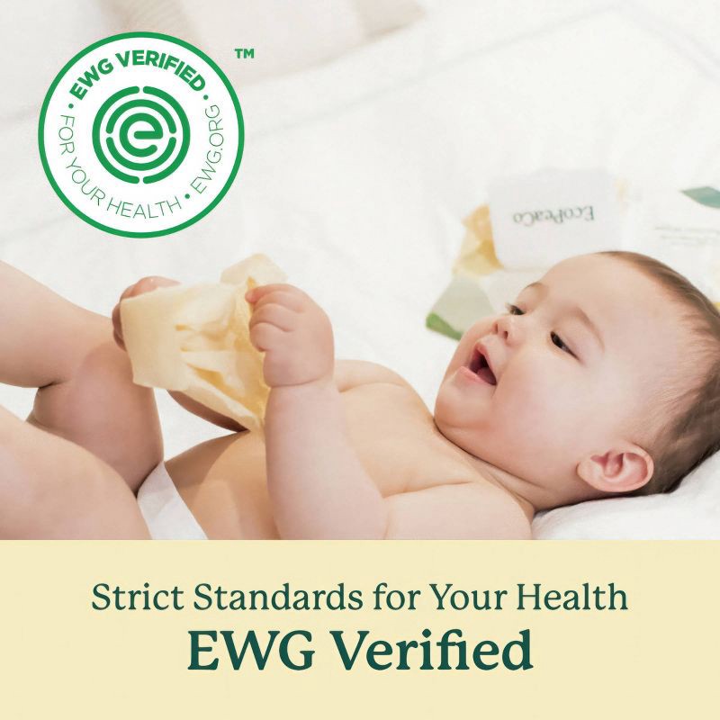 slide 6 of 13, EcoPeaCo. Unbleached Baby Wipes Made with Soft Bamboo Viscose & 99% Water - 300ct/6pk, 300 ct, 6 ct