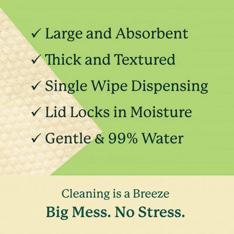 slide 7 of 13, EcoPeaCo. Unbleached Baby Wipes Made with Soft Bamboo Viscose & 99% Water - 300ct/6pk, 300 ct, 6 ct