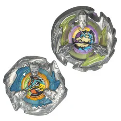 Beyblade Bite Croc 3-60LF and Sting Unicorn 4-60P Battle Tops