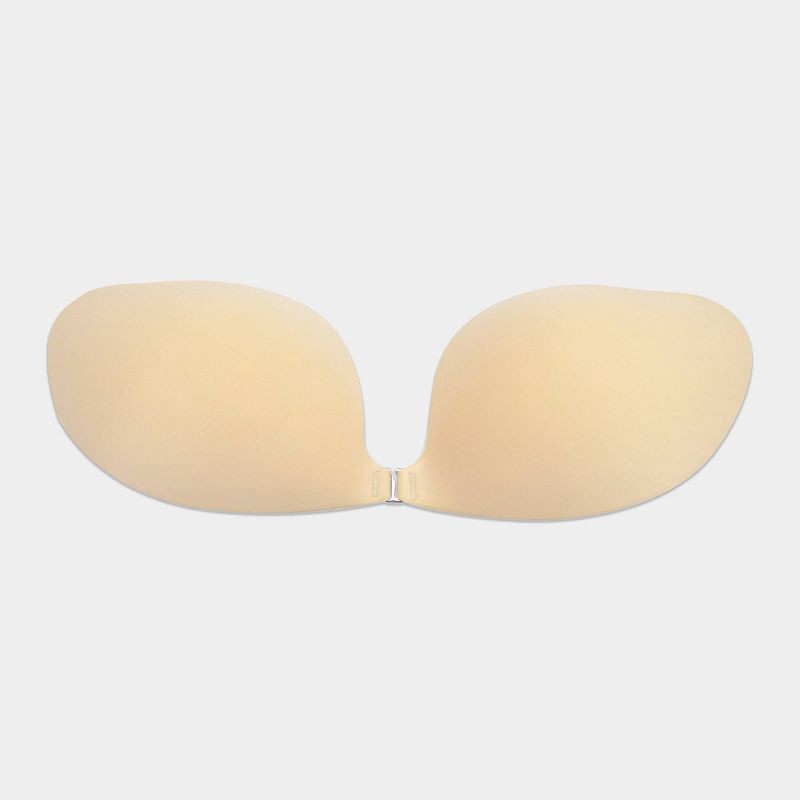 slide 3 of 6, Maidenform Women's Adhesive Clip Bra - Nude C: Seamless Polyester & Elastane, Knit Construction, Opaque, Size C, 1 ct