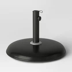 33lbs Recycled Round Outdoor Patio Market Umbrella Bases Black - Threshold™