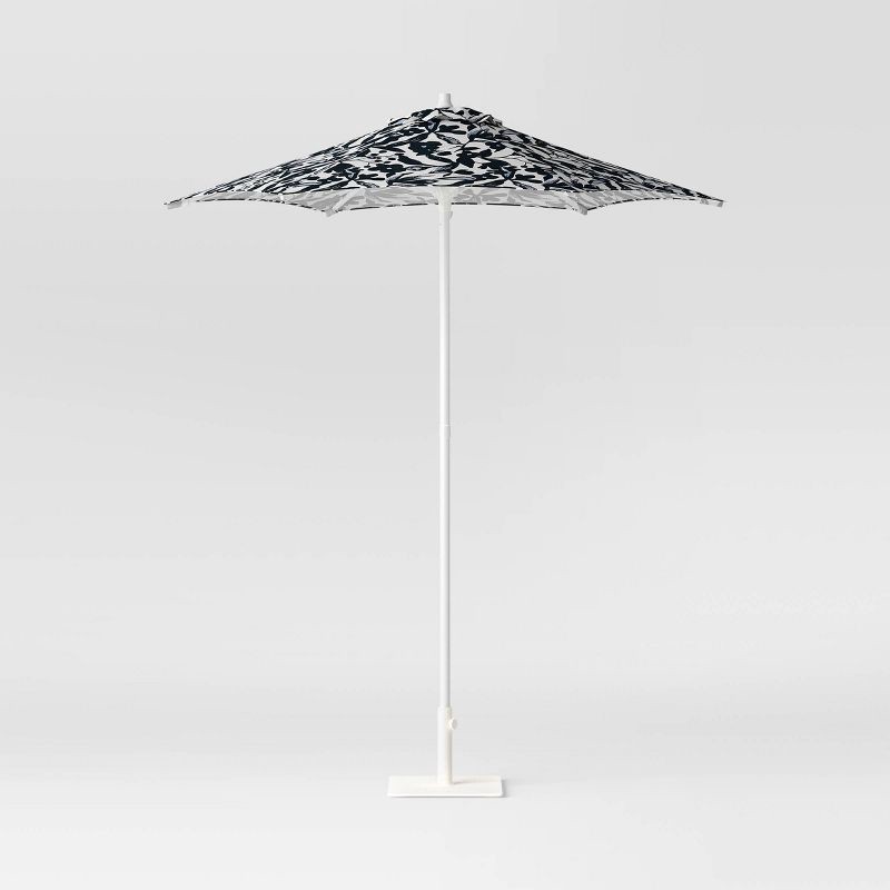slide 4 of 5, 25lbs Steel Square Outdoor Patio Market Umbrella Bases White - Room Essentials™, 25 lb