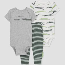 Carter's Just One You® Baby Boys' Gator Top & Bottom Set - Green 18M