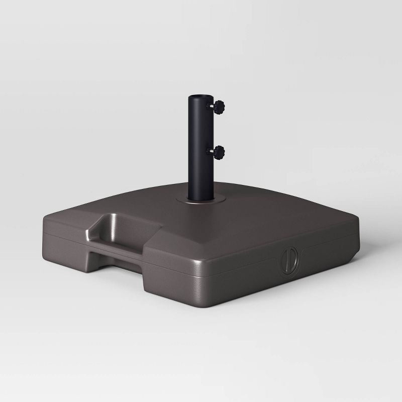 slide 2 of 5, Fillable Outdoor Patio Market Umbrella Bases Black - Room Essentials™, 1 ct