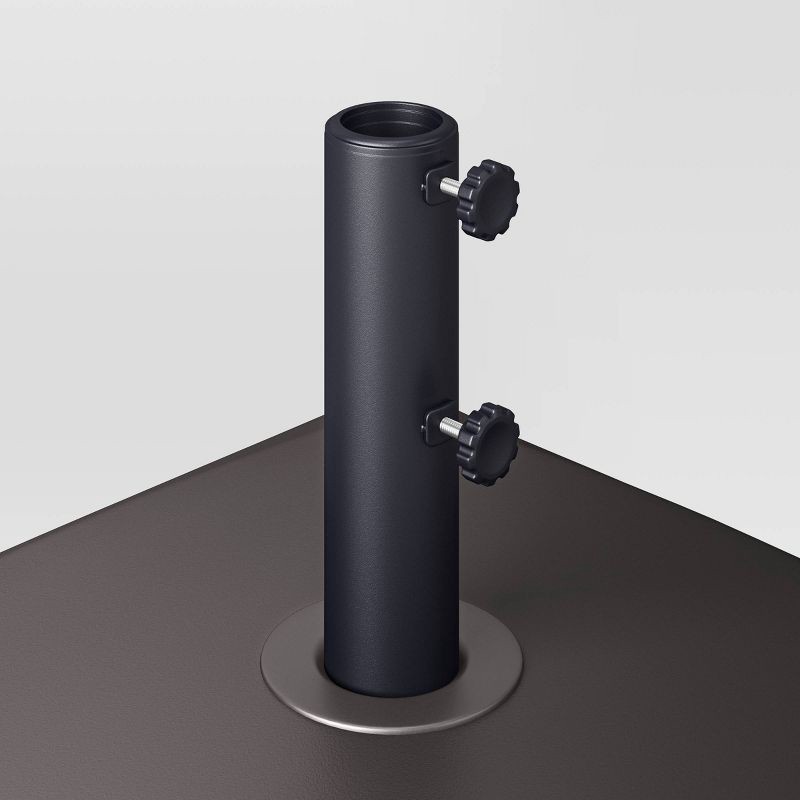 slide 3 of 5, Fillable Outdoor Patio Market Umbrella Bases Black - Room Essentials™, 1 ct