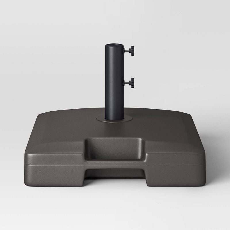 slide 1 of 5, Fillable Outdoor Patio Market Umbrella Bases Black - Room Essentials™, 1 ct