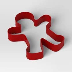 Medium Christmas Gingerbread Cookie Cutter Red - Wondershop™