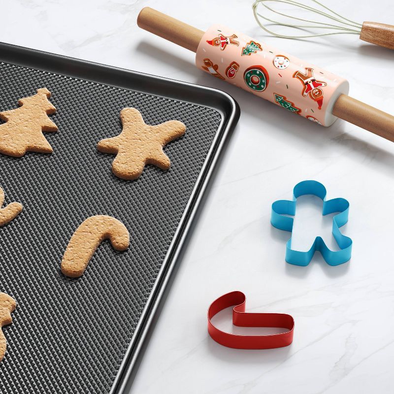 slide 2 of 3, Christmas Gingerbread Cookie Cutter Blue - Wondershop™, 1 ct