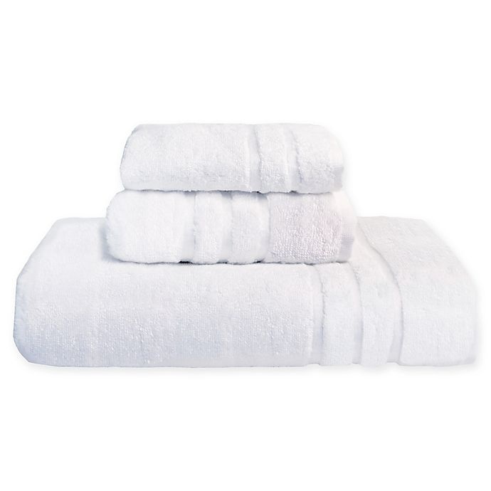 slide 1 of 3, Cariloha Viscose Blend Towel Set - White, 3 ct