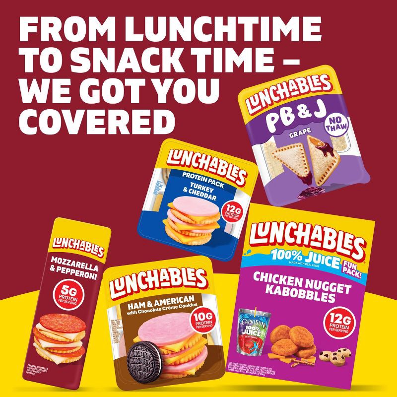 slide 8 of 12, Lunchables Mozzarella, Pepperoni, Cracker - 1.3oz, 1.3 oz