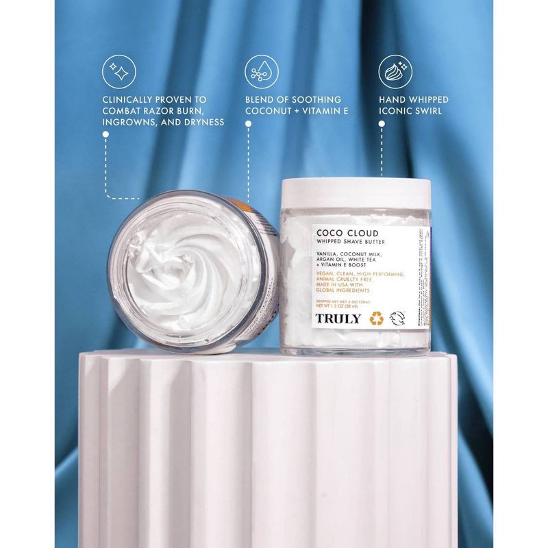 slide 3 of 6, TRULY Coco Cloud Whipped Shave Butter - 1.3 fl oz - Ulta Beauty, 1.3 fl oz