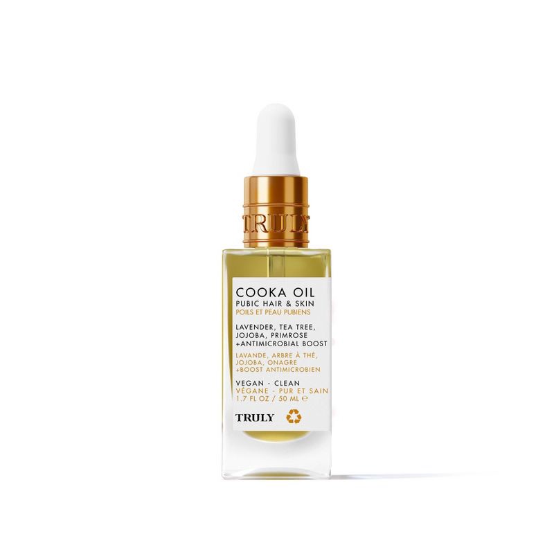 slide 1 of 1, Truly Cooka Pubic Hair and Skin Oil - 1.7 fl oz - Ulta Beauty, 1.7 fl oz