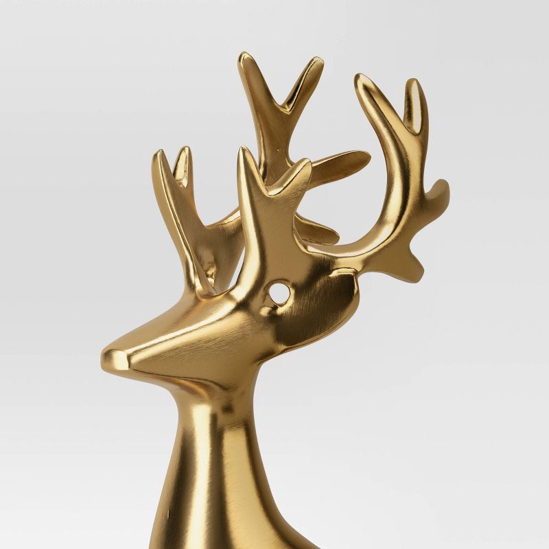 slide 3 of 3, Christmas Standing Deer Gold - Threshold™, 1 ct