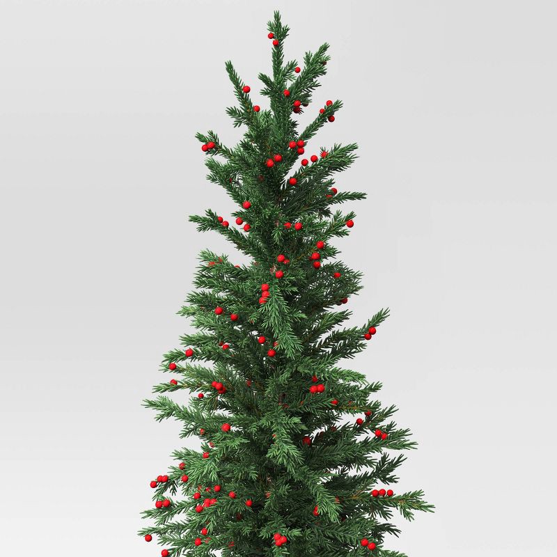 slide 3 of 4, Christmas Classic Artificial Tree in Scallop Pot Medium - Threshold™, 1 ct