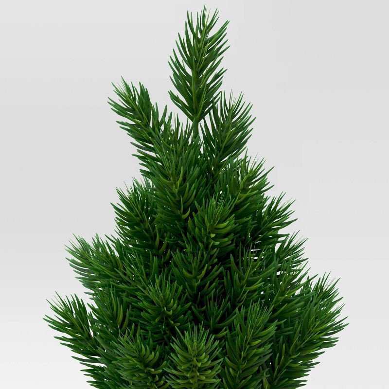 slide 3 of 4, Christmas Mini Pine Tree Arrangement Artificial Plants - Room Essentials™, 1 ct