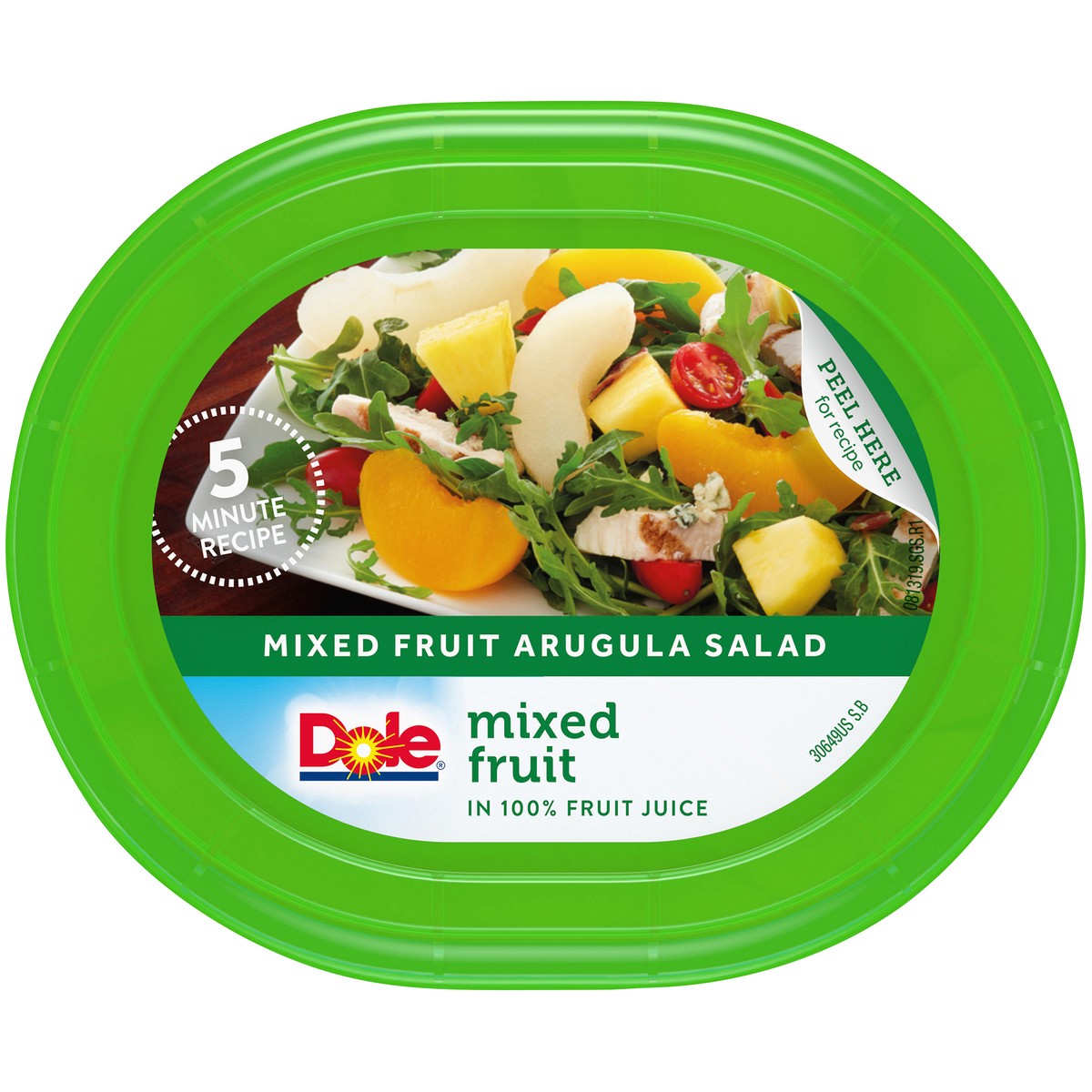 slide 7 of 9, Dole Fridge Pack Mixed Fruit in 100% Fruit Juice 15 oz. Tub, 15 oz