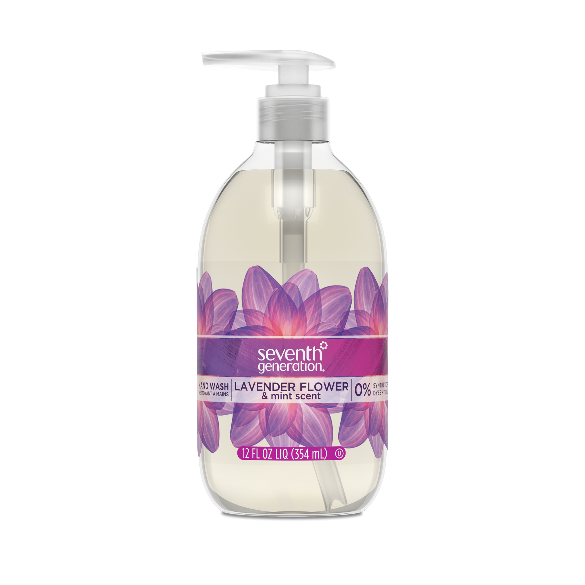 slide 1 of 5, Seventh Generation Hand Soap Lavender Flower & Mint scent, 12 oz, 12 oz