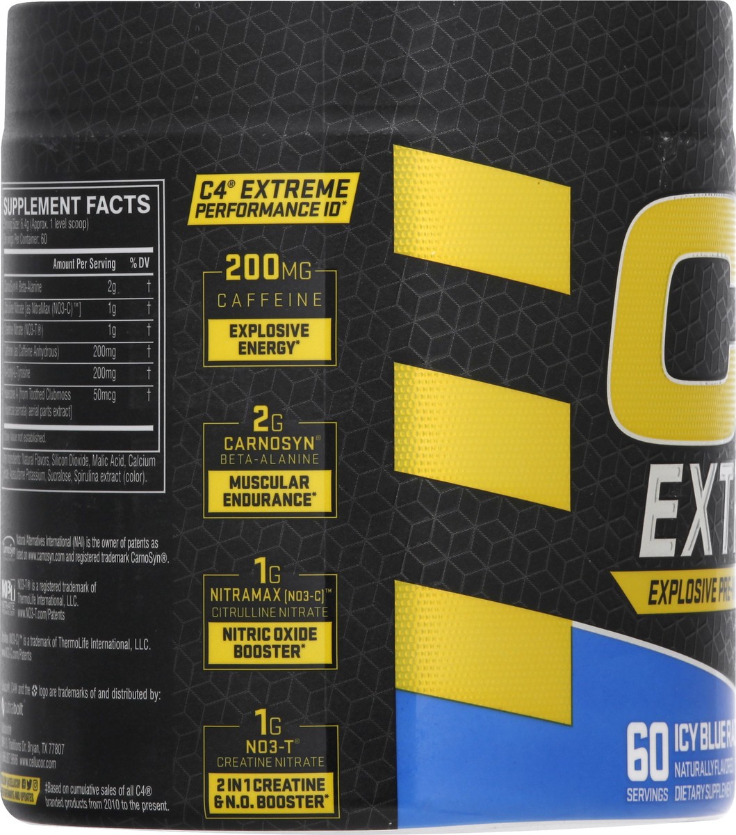 slide 7 of 12, C4 Sport Extreme Icy Blue Razz Pre-Workout 384 gr, 384 gram