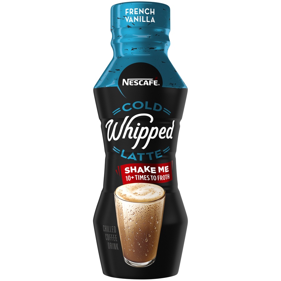 slide 1 of 1, Nescafé Whipped French Vanilla Cold Latte, 10 fl oz