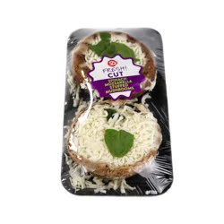 Spinach Mozzarella Portobello Mushroom Caps