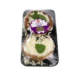 Spinach Mozzarella Portobello Mushroom Caps