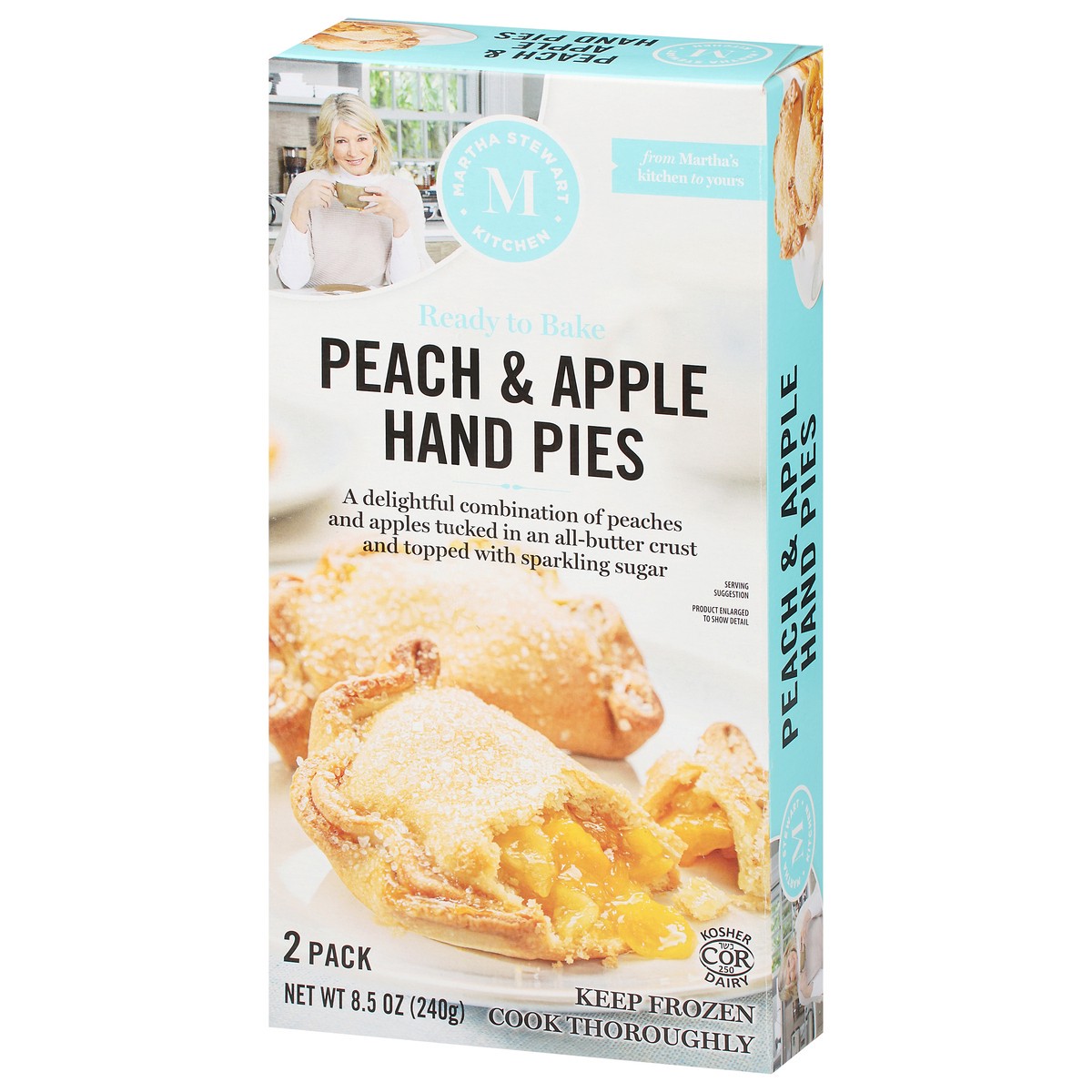 slide 3 of 11, Martha Stewart Kitchen Hand Pies, Peach and Apple, 2 ct