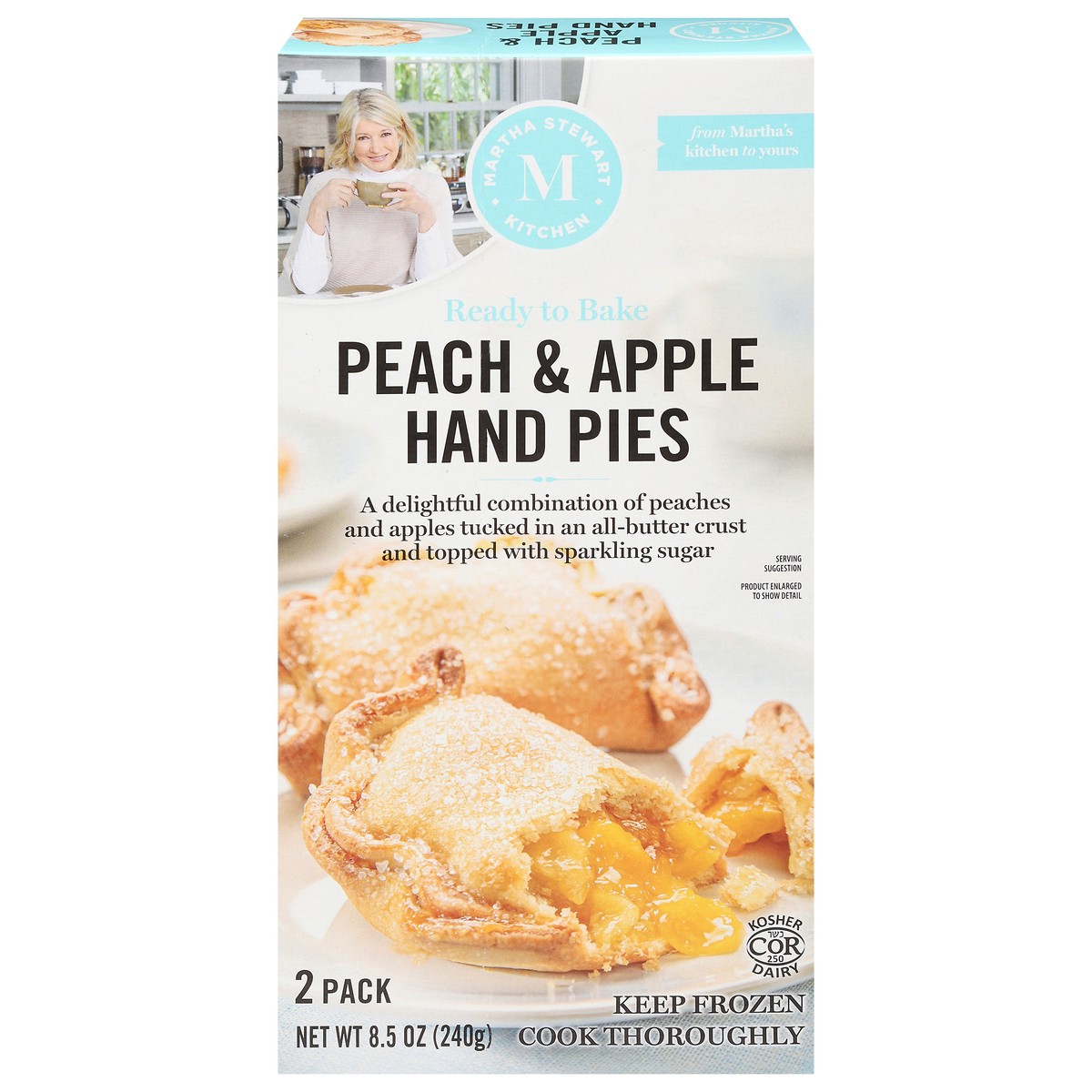 slide 11 of 11, Martha Stewart Kitchen Hand Pies, Peach and Apple, 2 ct