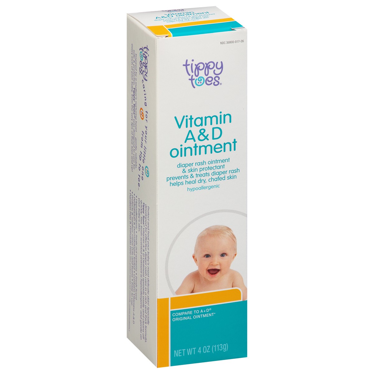 slide 12 of 18, Tippy Toes Ointment Diaper Vitamin A&D, 4 oz