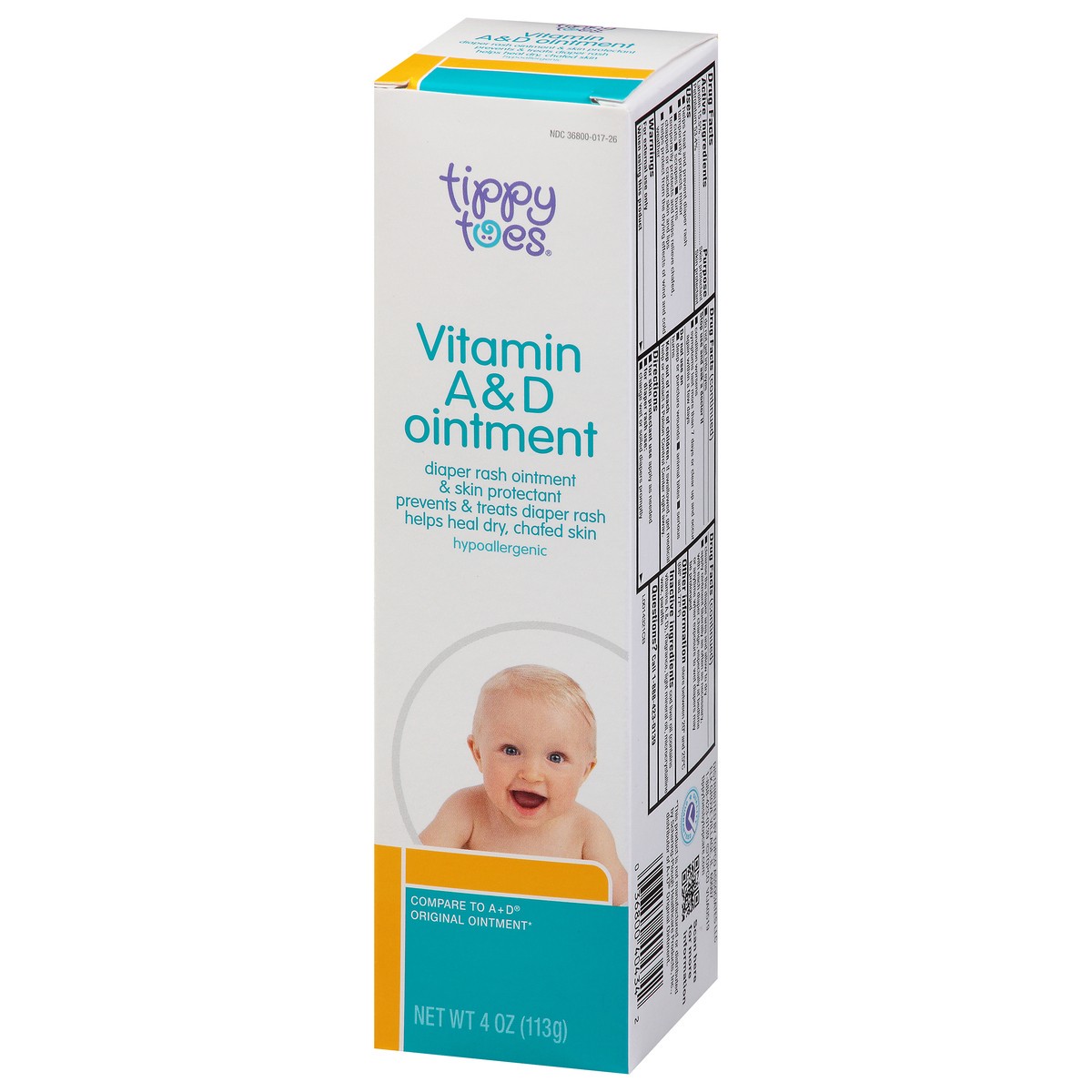 slide 14 of 18, Tippy Toes Ointment Diaper Vitamin A&D, 4 oz