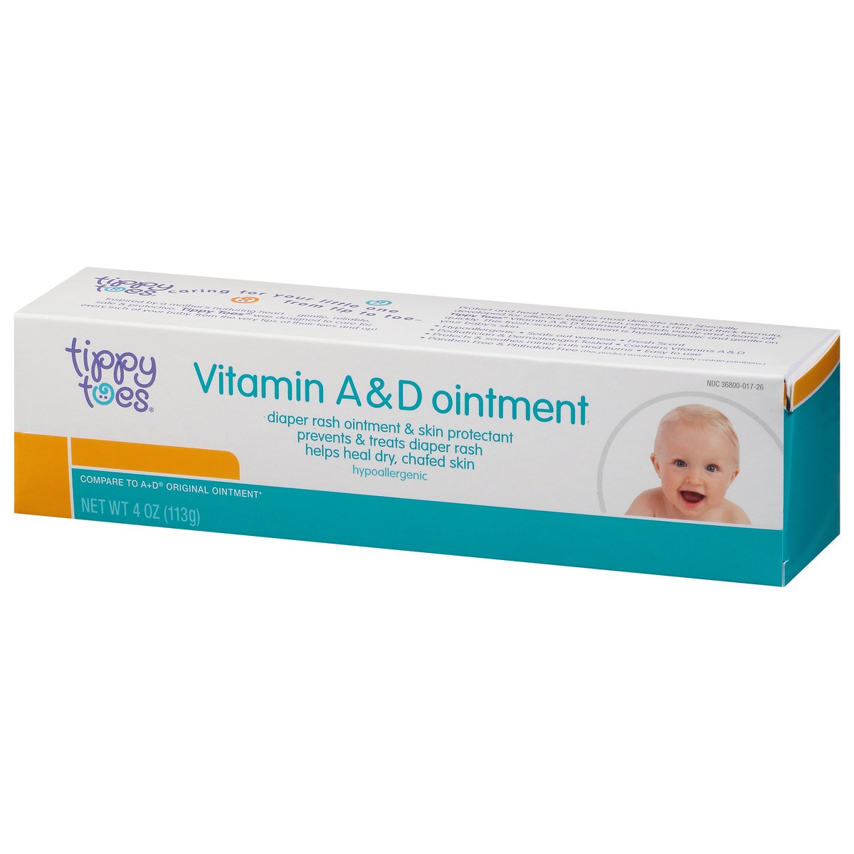 slide 15 of 18, Tippy Toes Ointment Diaper Vitamin A&D, 4 oz