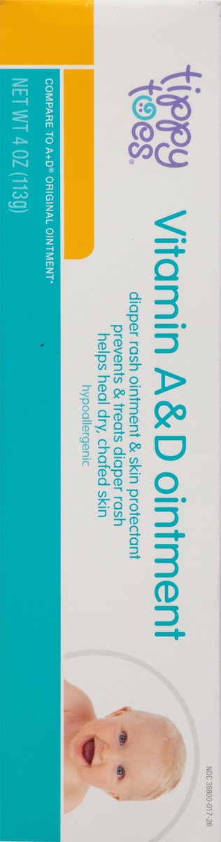 slide 6 of 18, Tippy Toes Ointment Diaper Vitamin A&D, 4 oz