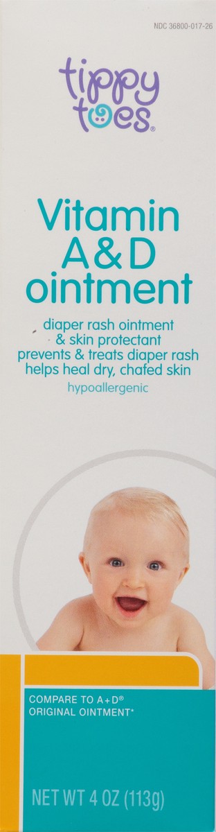 slide 1 of 18, Tippy Toes Ointment Diaper Vitamin A&D, 4 oz