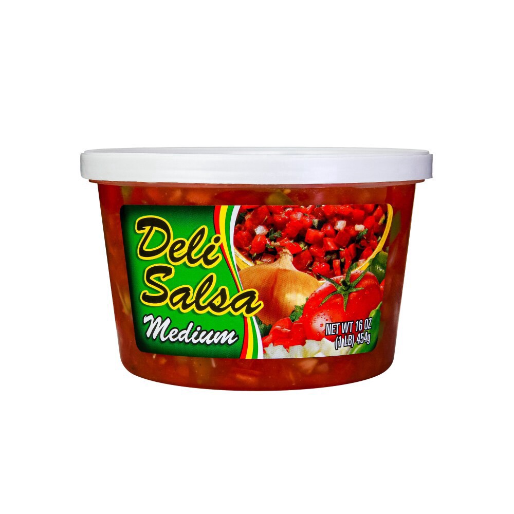 slide 2 of 3, Deli Medium Salsa, 16 oz