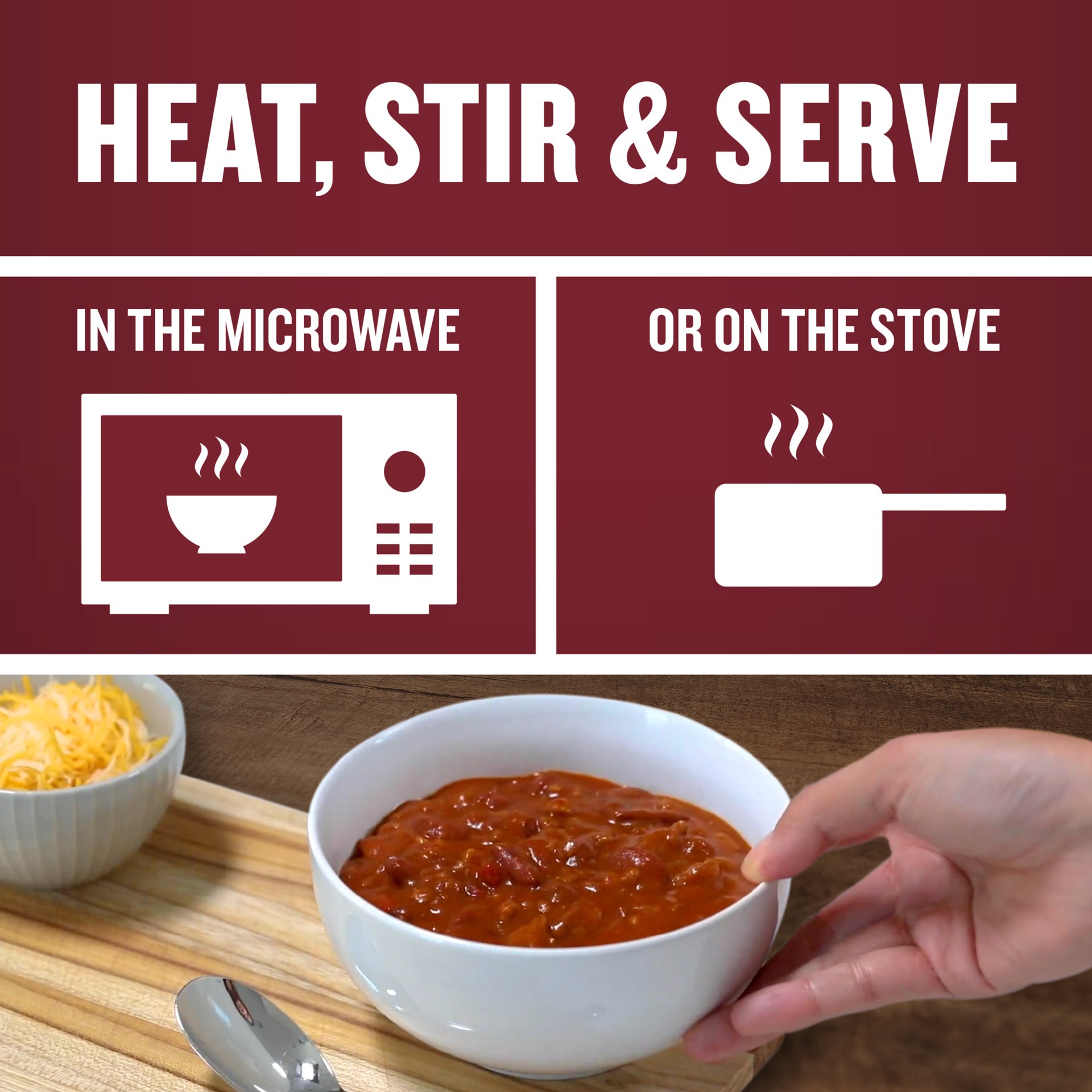 slide 4 of 8, Campbell's Campbell’s Chunky White Bean Chicken Chili, 19 oz Can, 19.000 oz