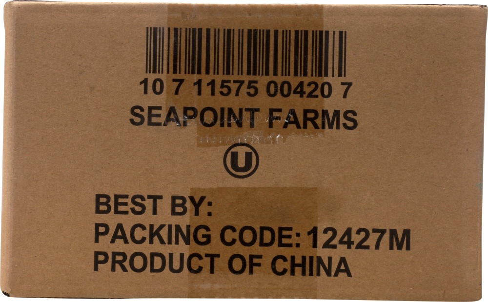 slide 1 of 1, Seapoint Farms Seaweed Crisps, Almond Sesame, 1.2 oz