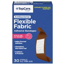 TopCare One Size Fabric Bandages 30 ct