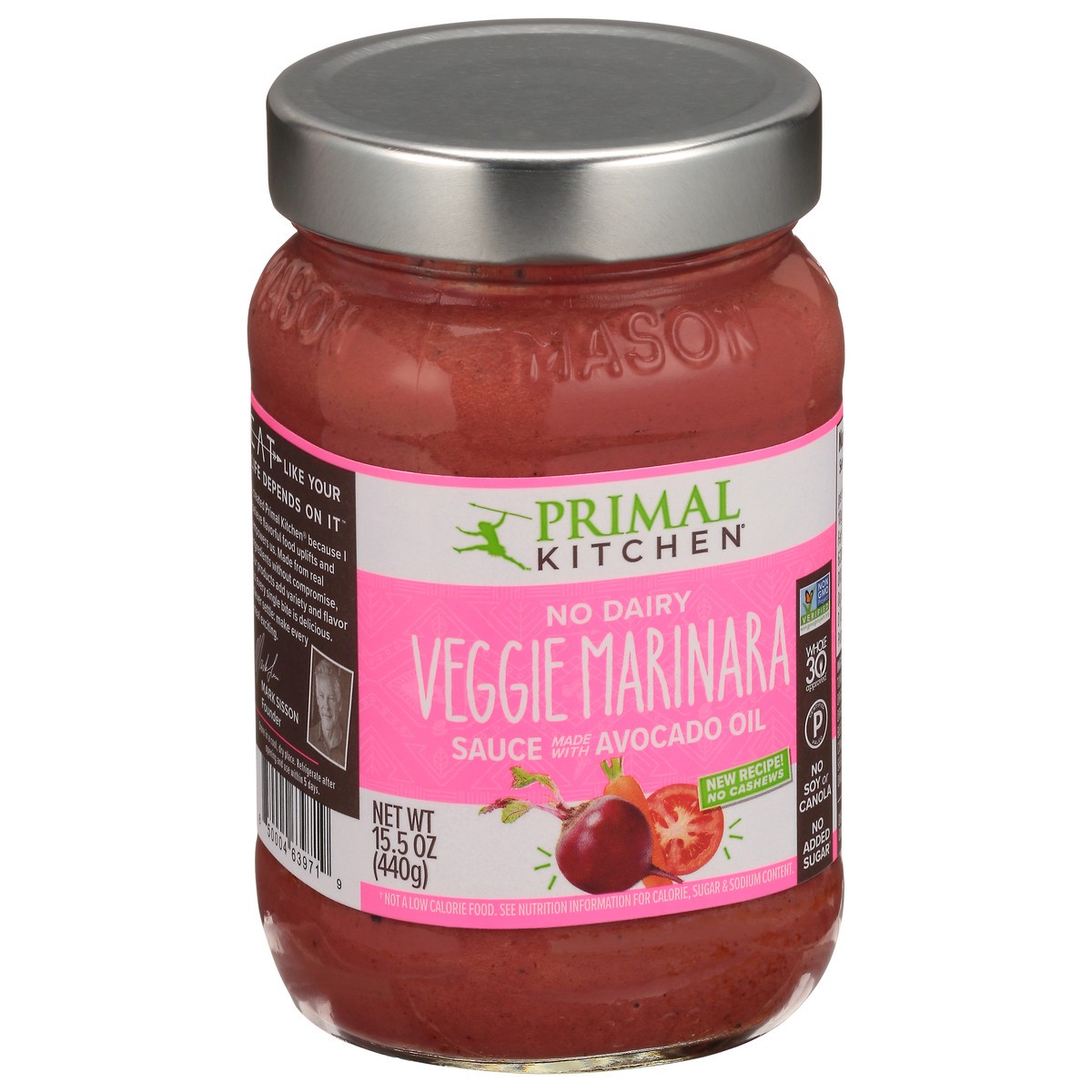 slide 12 of 14, Primal Kitchen Veggie Marinara Sauce 15.5 oz, 15.5 oz