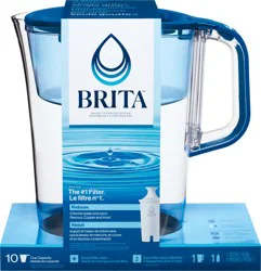 Brita Tahoe Large Water Filter Water Pitcher - 10-Cup