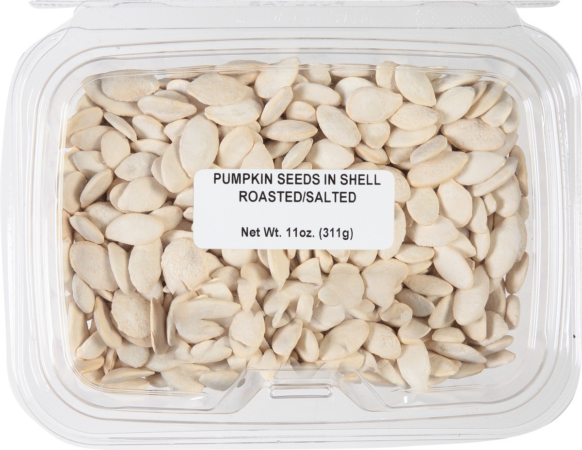slide 6 of 9, JLM Manufacturing Roasted/Salted Pumpkin Seeds in Shell 11 oz, 11 oz