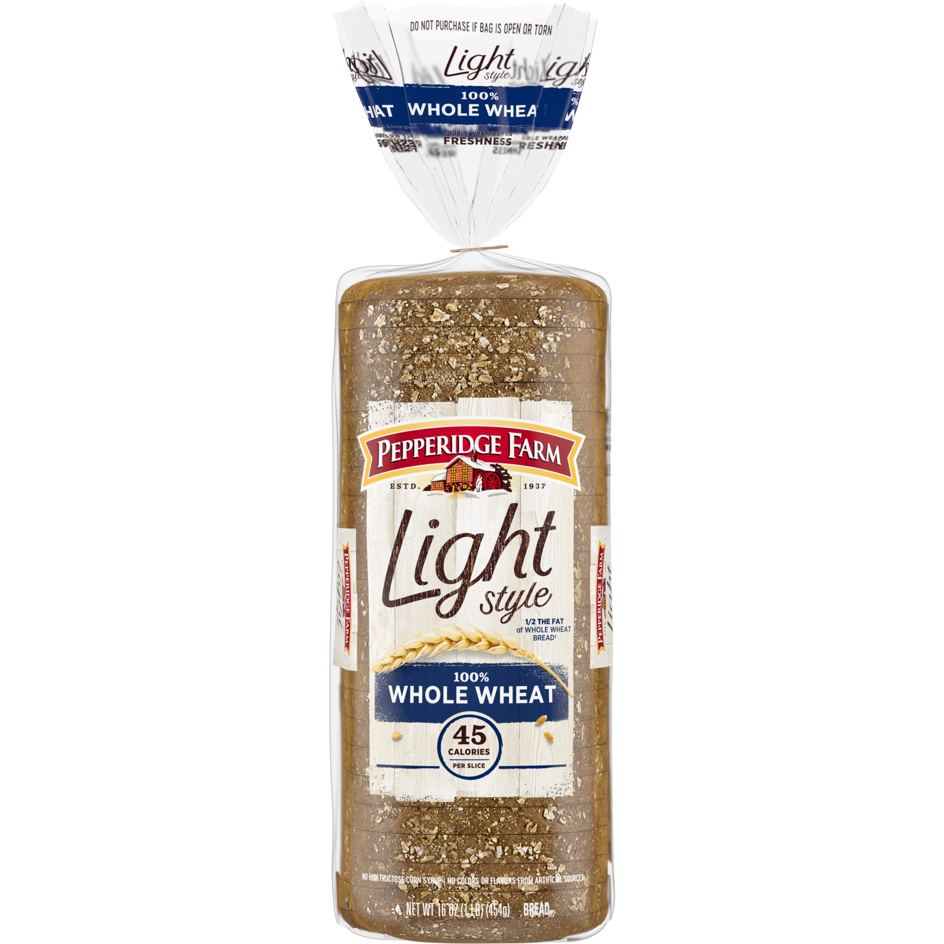 slide 1 of 5, Pepperidge Farm Light Style Whole Wheat Bread, 16 Oz Loaf, 16 oz